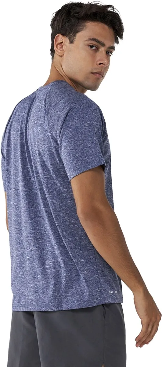Nike Heathered Hydroguard Shirt M - Marine
