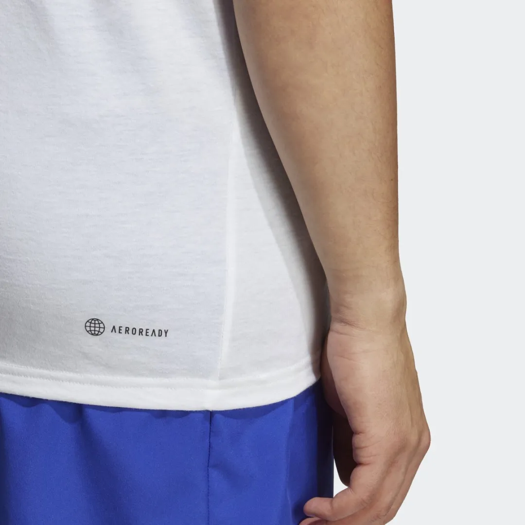 adidas Performance Train Essentials Feelready T-shirt IC7440 - Heren - Wit - S