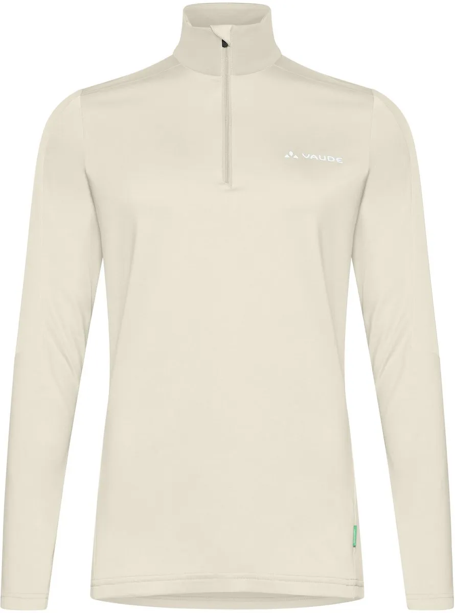 Vaude Livigno Halfzip II Dames Trui - Ecru