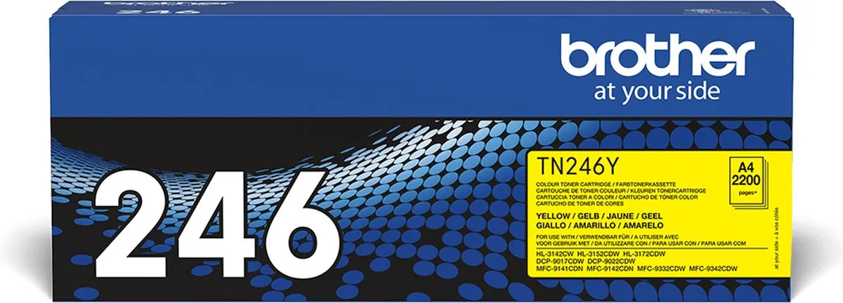Brother TN-246Y Tonercartridge - Geel