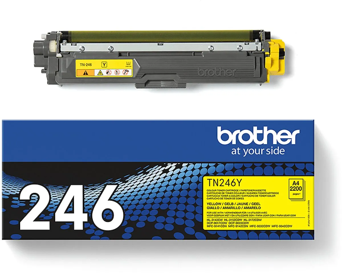 Brother TN-246Y Tonercartridge - Geel