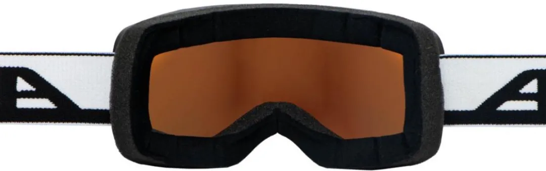 Alpina Taos Q-Lite Skibril - Zwart Paars - Blauwe Lens