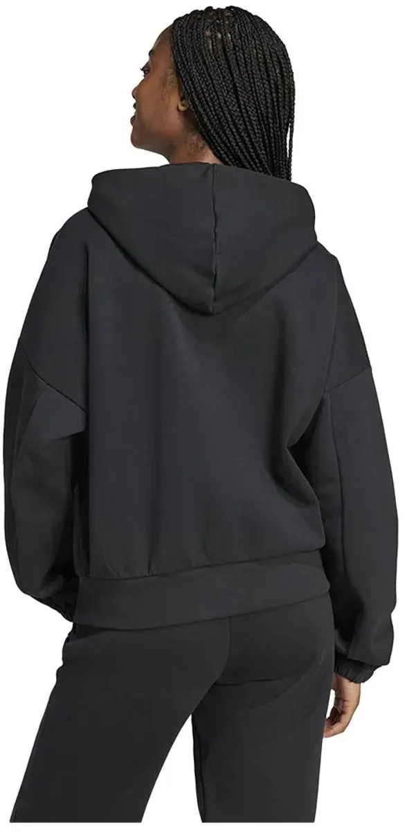 adidas W FI SL FZ HD Hoodie Dames - Zwart S
