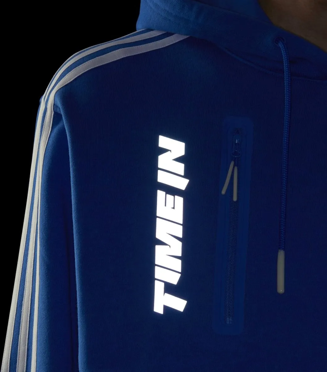 Adidas Ninja Original Hoodie - XL - Blauw/Wit
