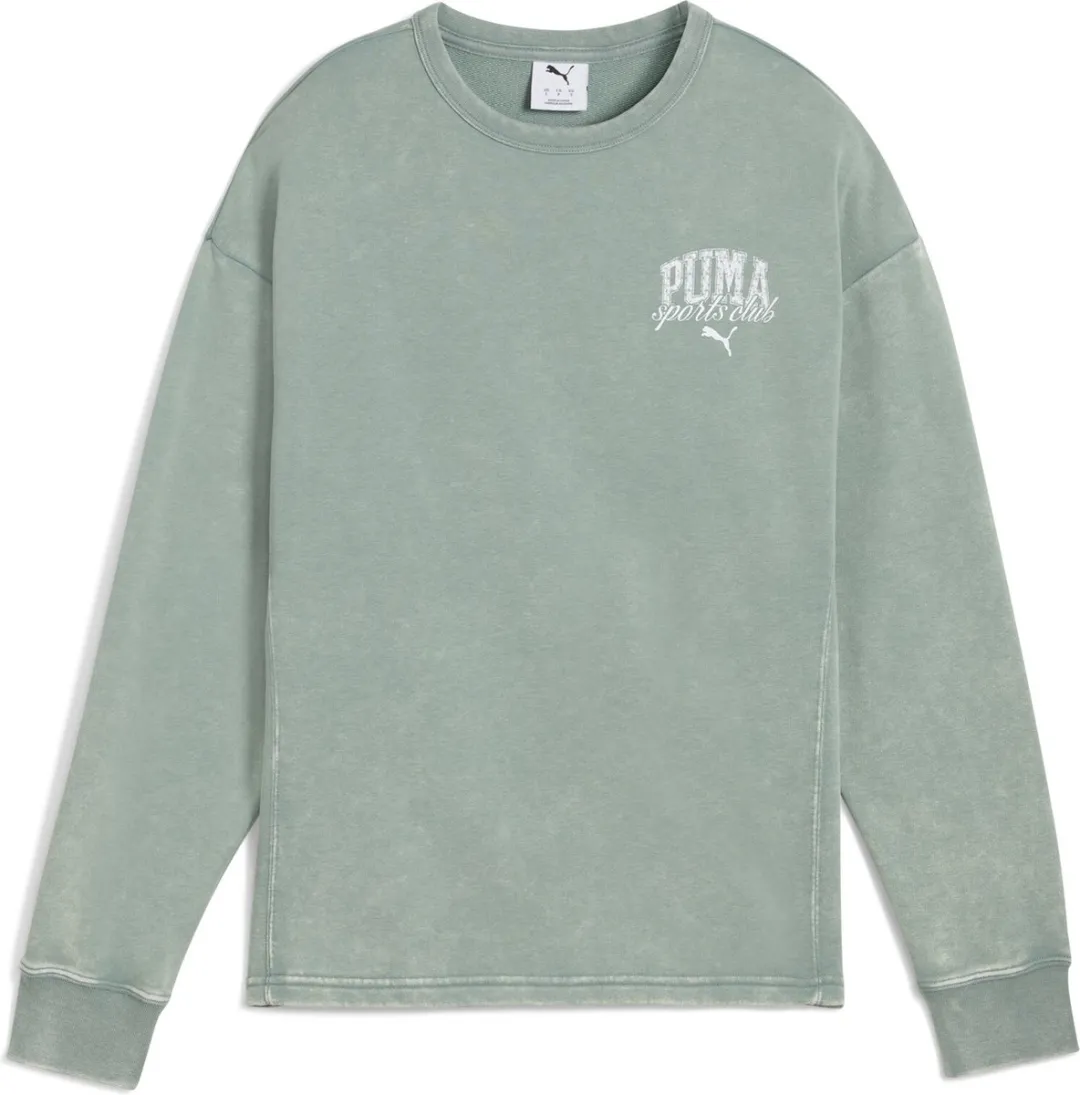PUMA Comfort Washed Crew TR Dames Sporttrui