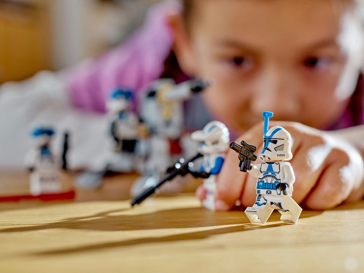 LEGO Star Wars 501st Clone Troopers Battle Pack Bouwbaar Speelgoed met Minifiguren - 75345