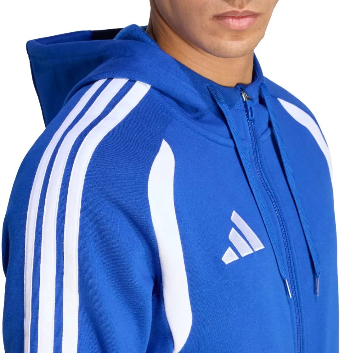 Adidas Tiro 26 League Sweat Full Zip Hoodie - Heren L - Blauw