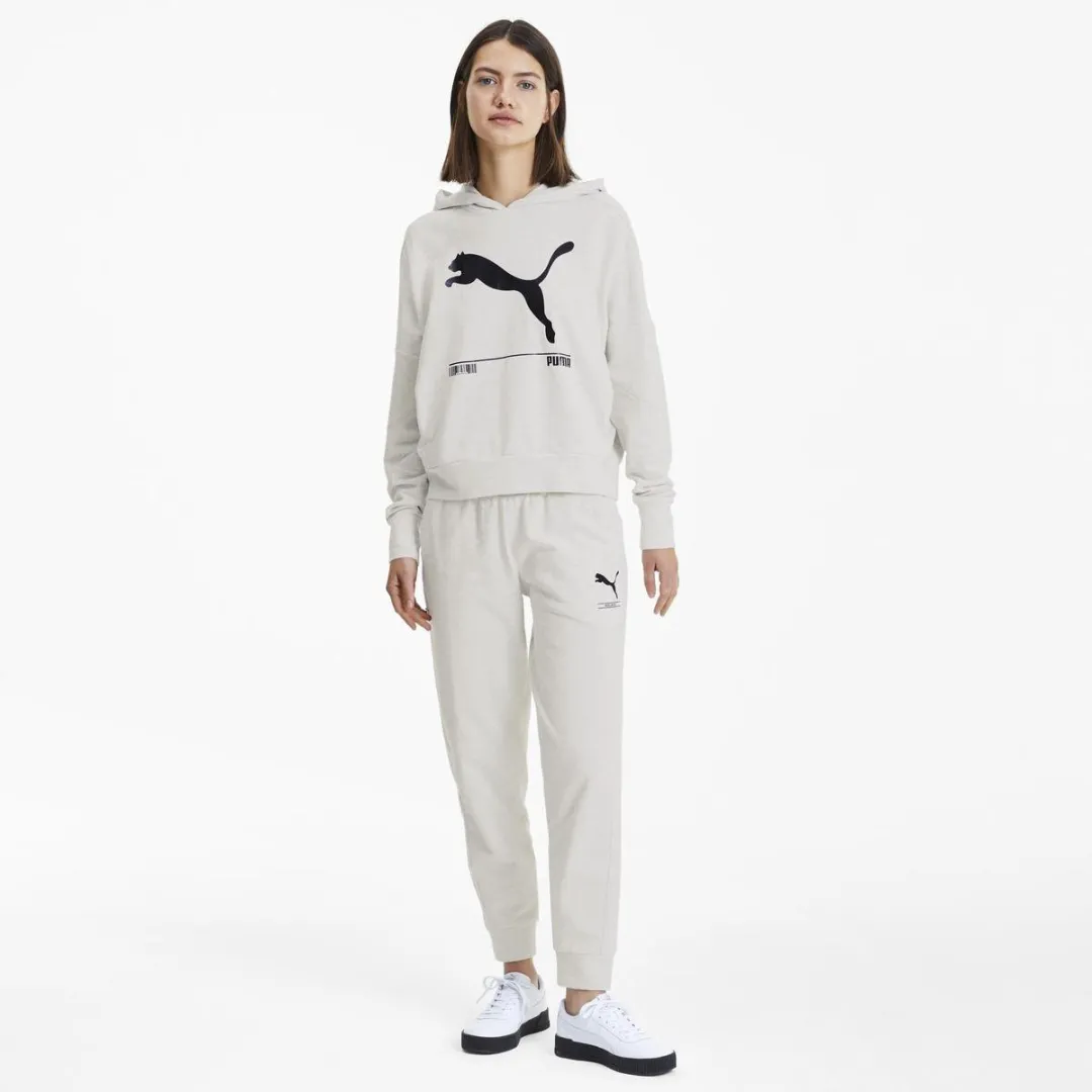 PUMA Nu-tility Hoody - XS - Puma White Heather