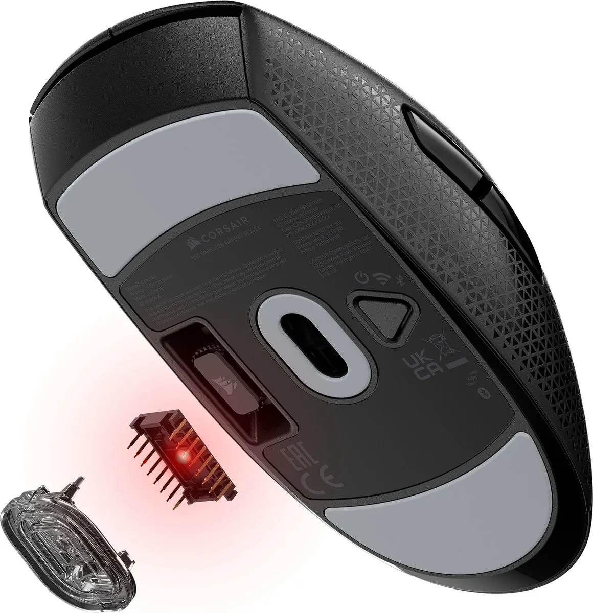 Corsair M55 CH-931F000-WW Draadloze Gaming Muis - 24.000 DPI - Zwart