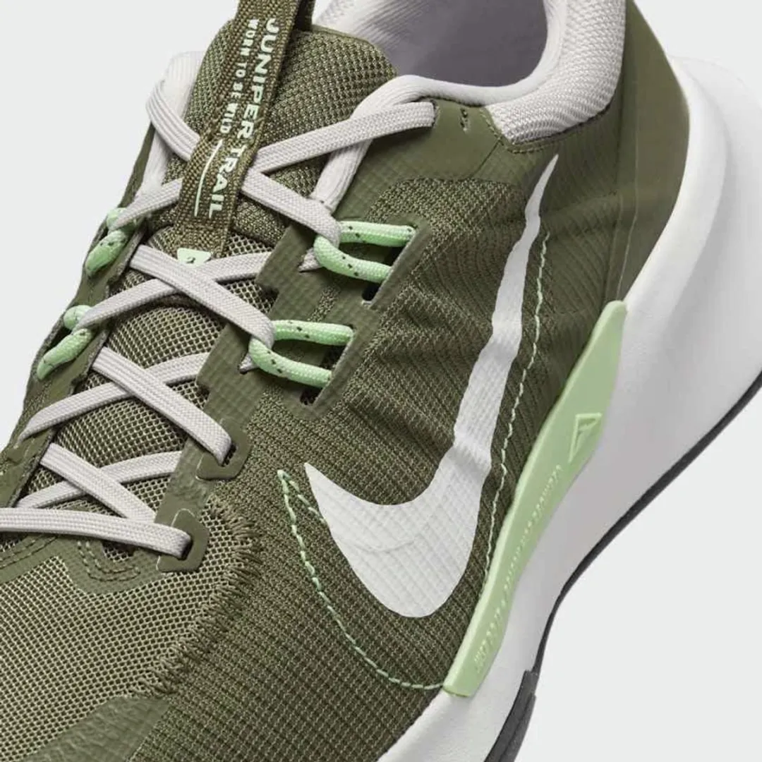 Nike Juniper Trail 2 Sportschoenen - Maat 40.5 - Groen/Gebroken Wit - afbeelding 6 van 6