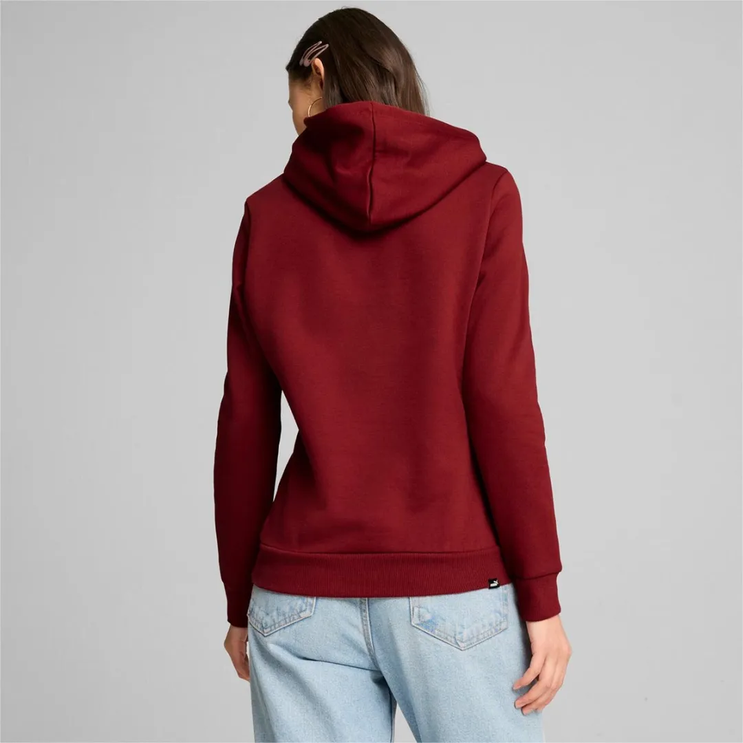 PUMA Ess+ Logo LAB Hoodie - Bordeauxrood - Maat M