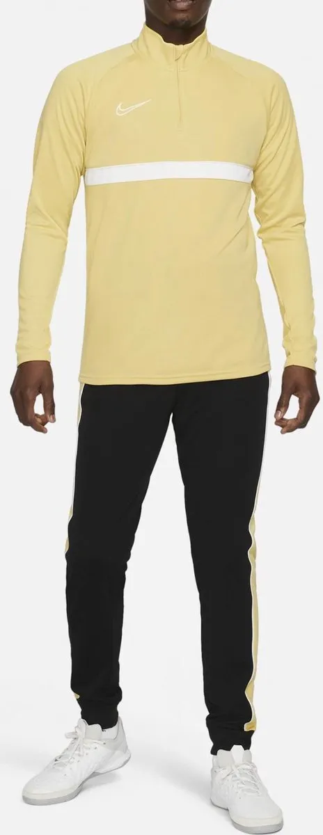 Nike Academy 21 Sporttrui CW6110-700 - XL - Geel/Wit