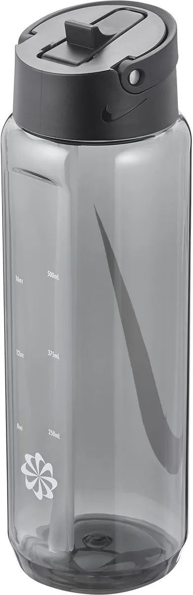 Nike Tr Renew Recharge Straw Bottle 24 oz - Antraciet