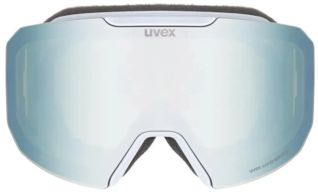 Uvex Evident Attract Skibril - Geel - Arctic Blue Matt