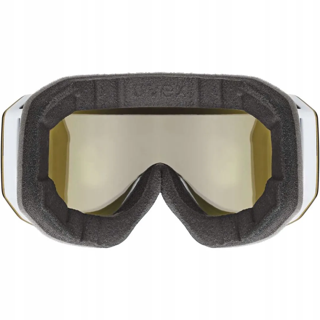 Uvex Evident Attract Skibril - Geel - Arctic Blue Matt