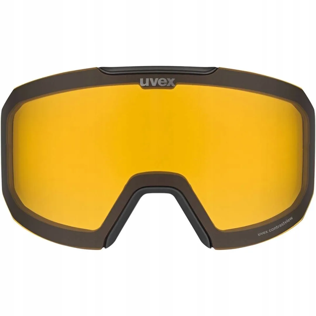 Uvex Evident Attract Skibril - Geel - Arctic Blue Matt