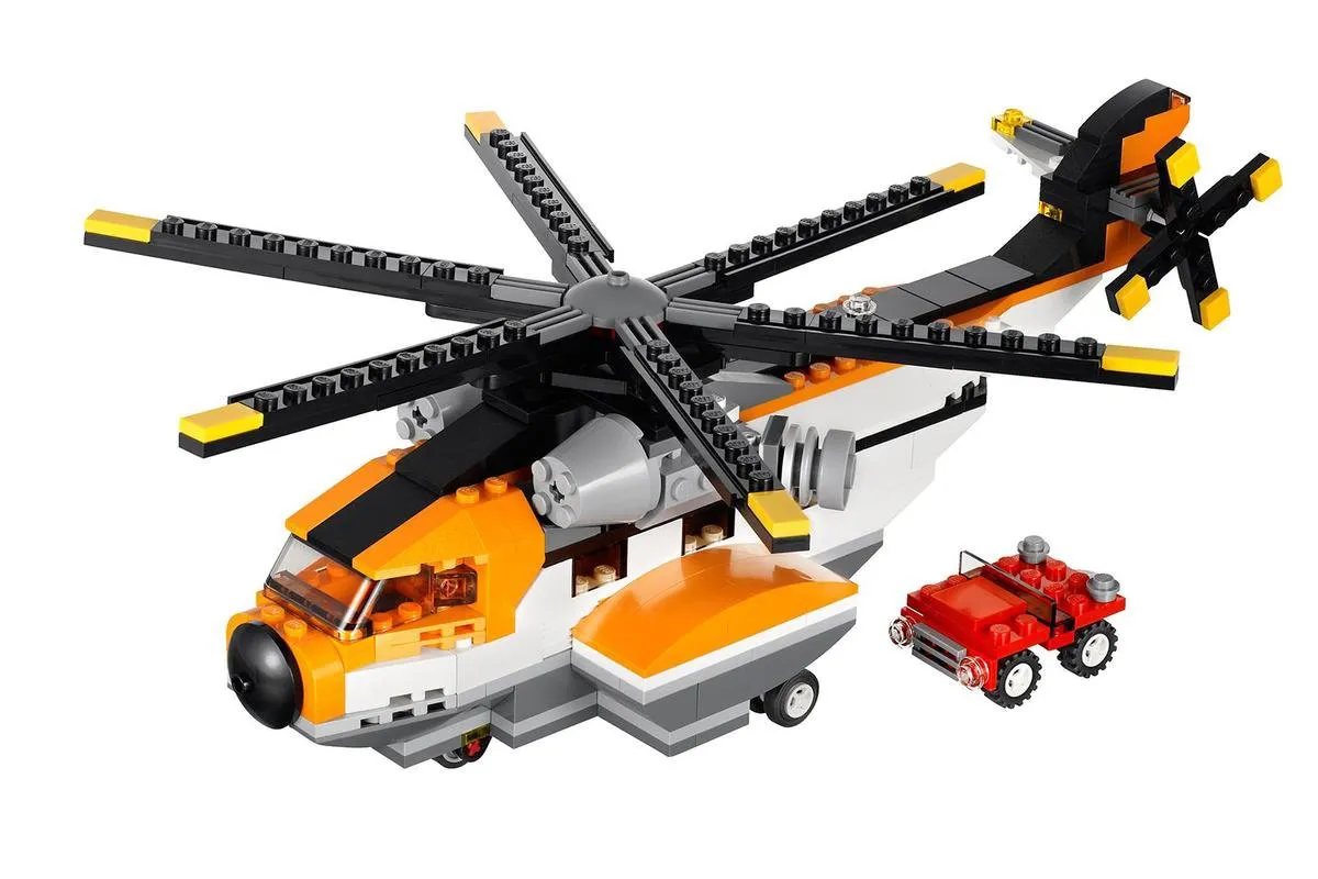 LEGO Creator Transporthelikopter 7345 - 383 Stukken - afbeelding 2 van 3