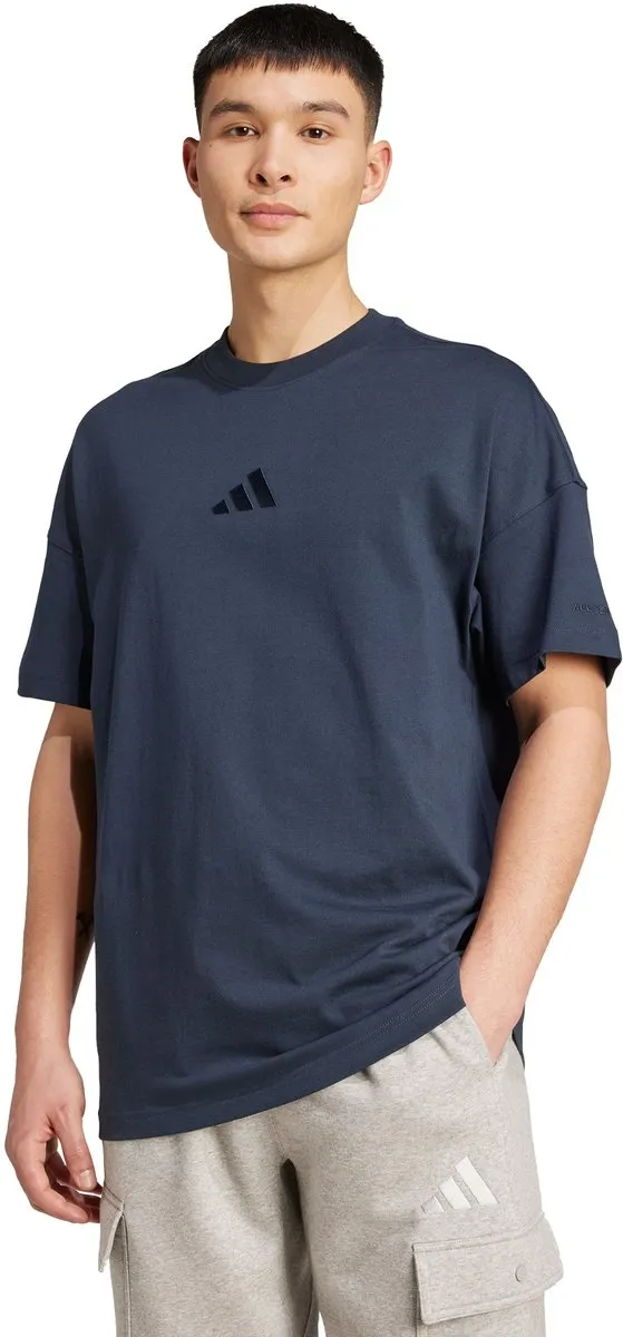 Adidas All Szn T-Shirt JX5080 - Heren M - Blauw