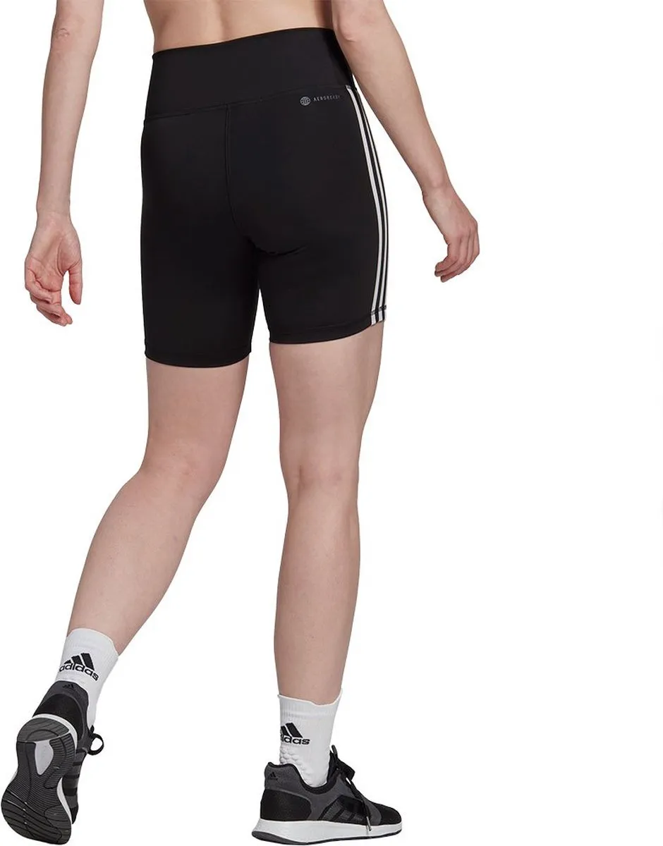 Adidas Performance 3-Stripes Korte Legging XS - Zwart