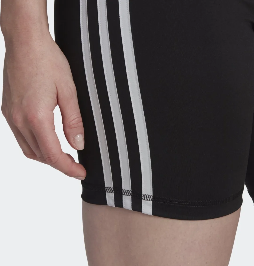 Adidas Performance 3-Stripes Korte Legging XS - Zwart