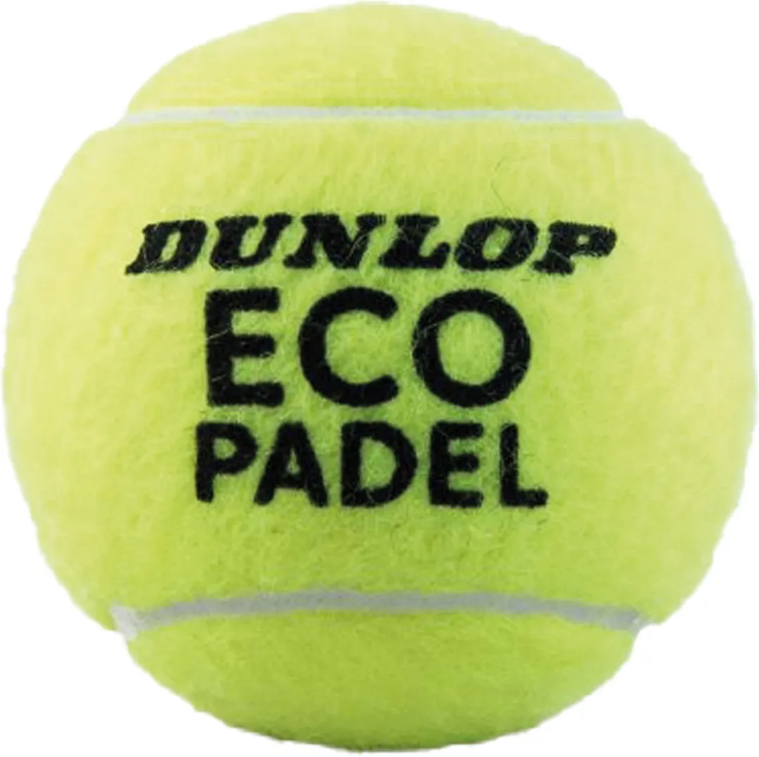 Dunlop Eco Padelballen - 3 Stuks - Geel