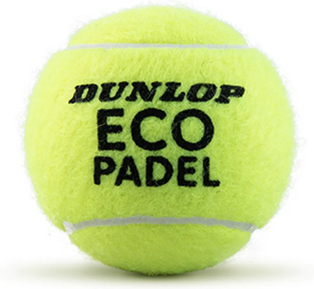 Dunlop Eco Padelballen - 3 Stuks - Geel