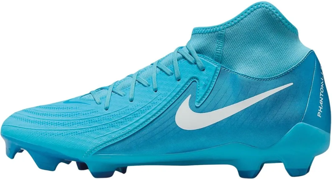 Nike Phantom Luna II FG/MG Voetbalschoenen FD6725-400 - 45.5 - Lichtblauw/Wit