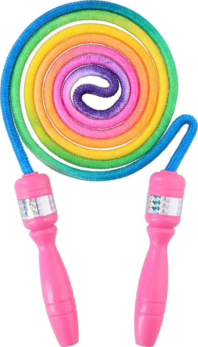 Eddy Toys Springtouw Regenboog 210cm
