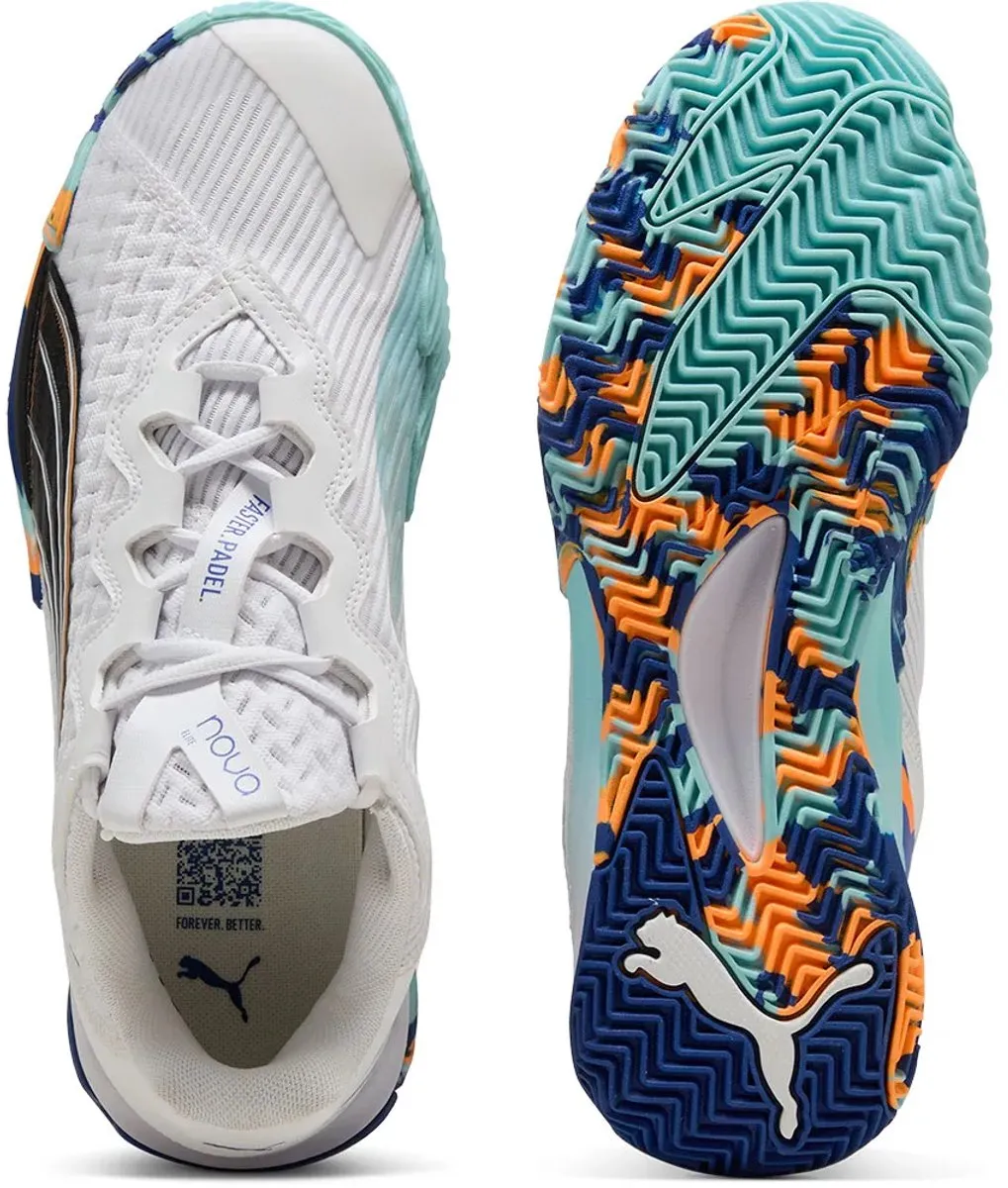 PUMA Low Nova Elite 108284 - Schoenen - 36 - Wit/Zwart/Blauw