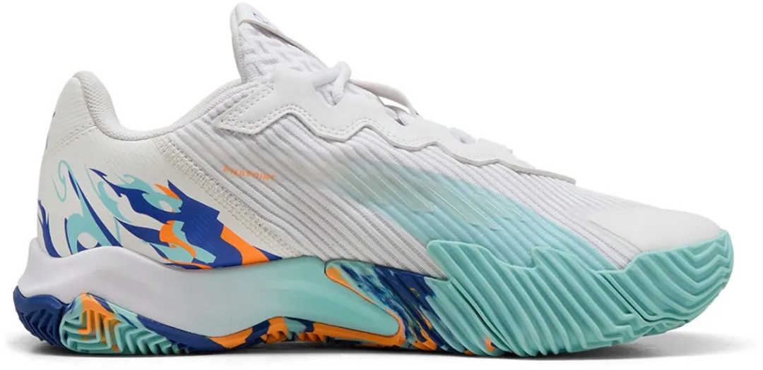PUMA Low Nova Elite 108284 - Schoenen - 36 - Wit/Zwart/Blauw