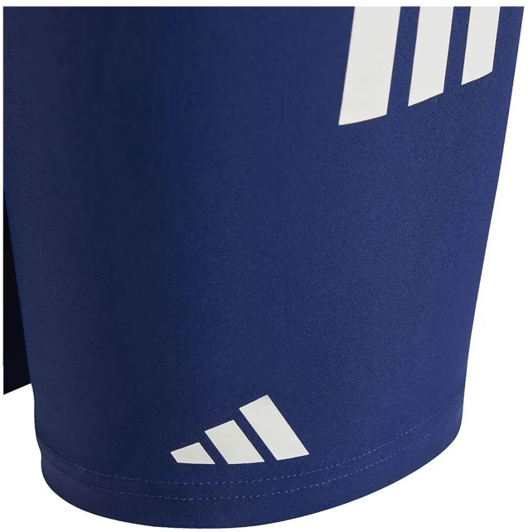 Adidas 3 Stripes Blauwe Zwembroek 4-5 jaar