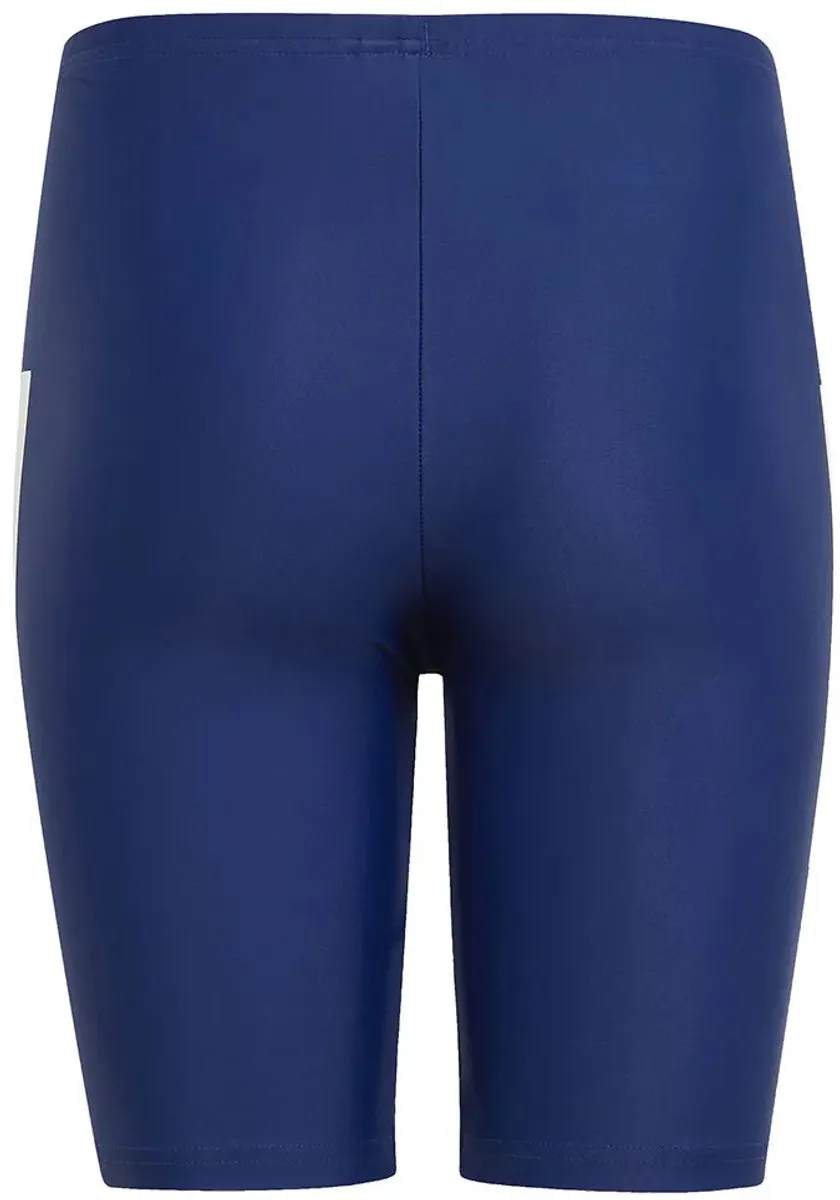 Adidas 3 Stripes Blauwe Zwembroek 4-5 jaar