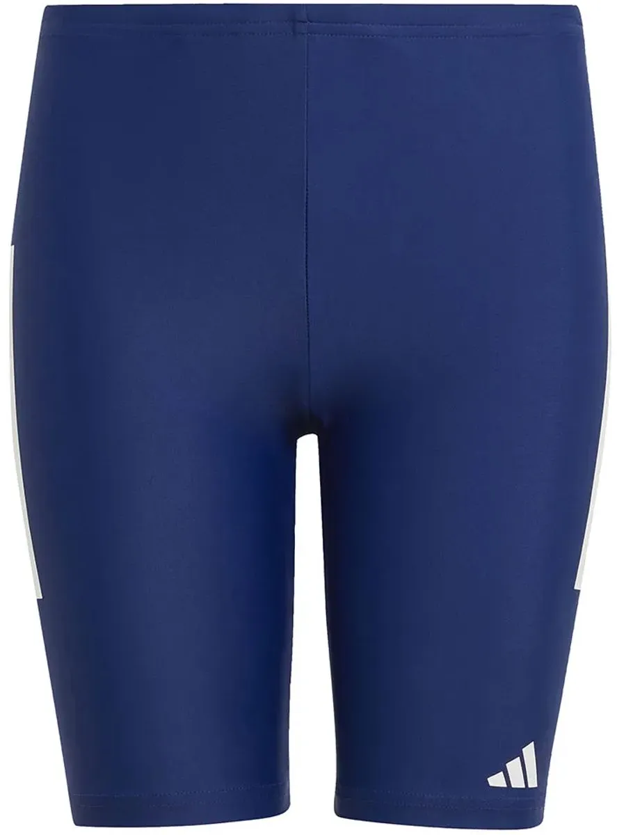 Adidas 3 Stripes Blauwe Zwembroek 4-5 jaar
