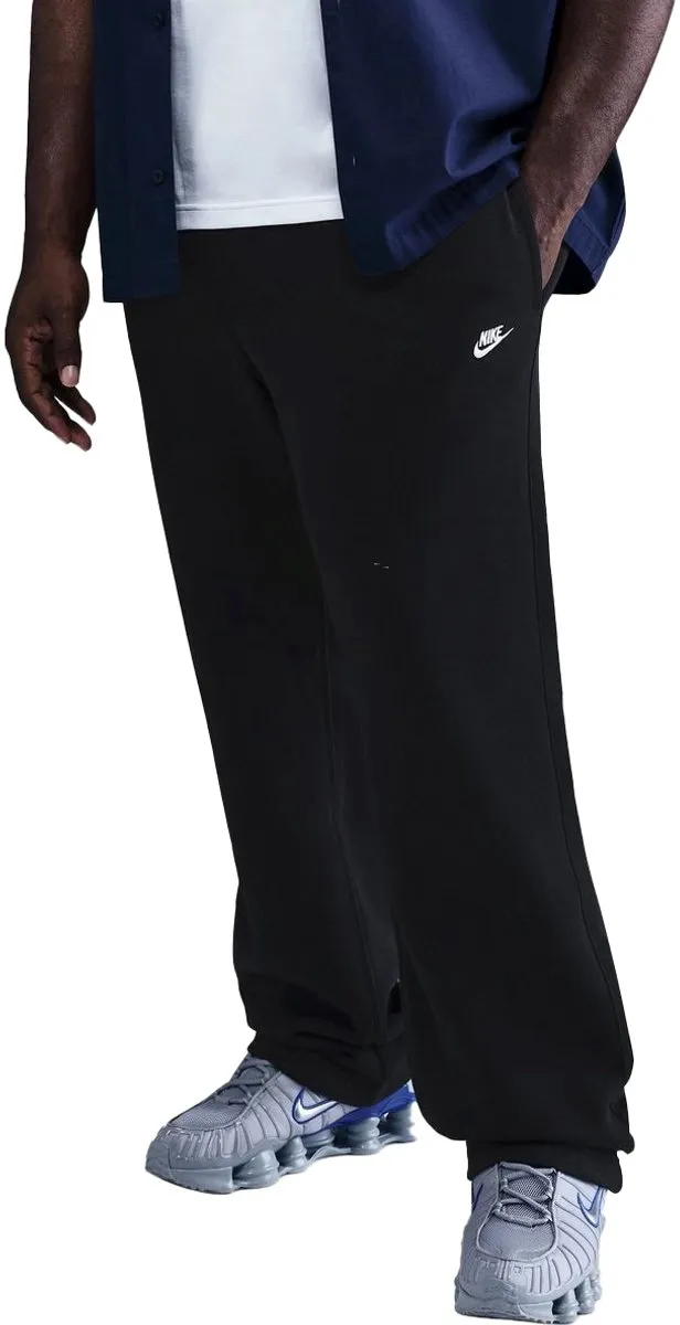 Nike Club Open-Hem Fleece Joggingbroek XXL - Zwart