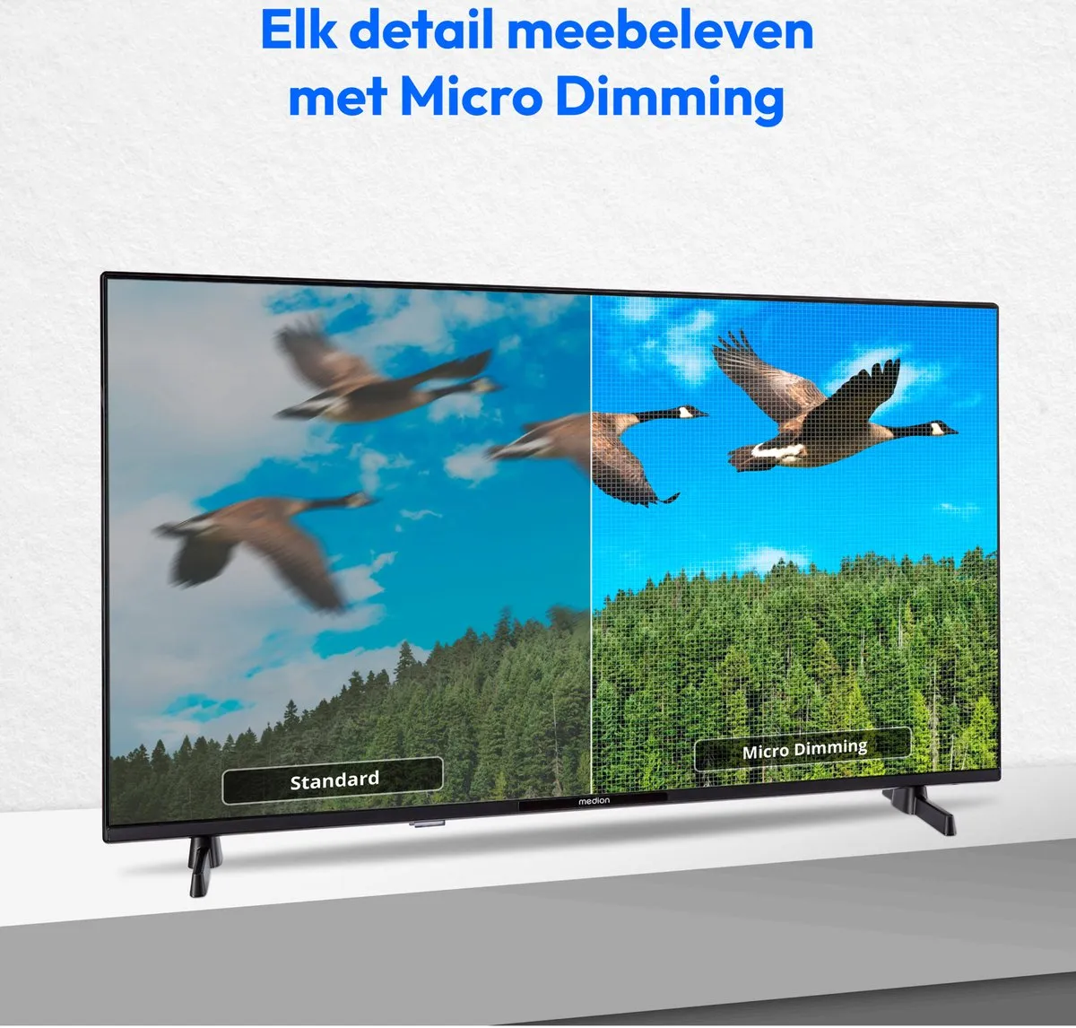 Medion MD832100 32 inch Full HD Smart TV - Android TV - Zwart