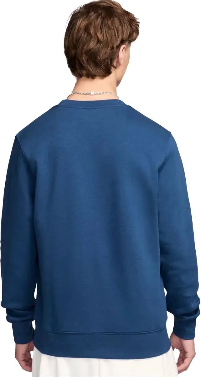 Nike Club Heren Fleece Crew - Blauw FN3886-476