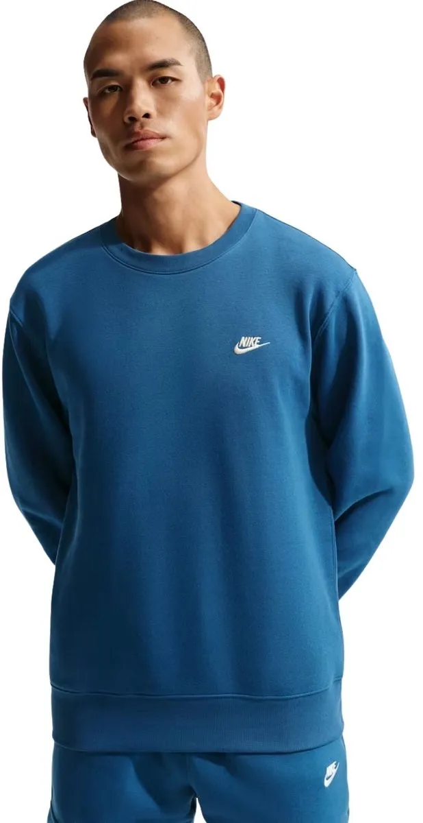 Nike Club Heren Fleece Crew