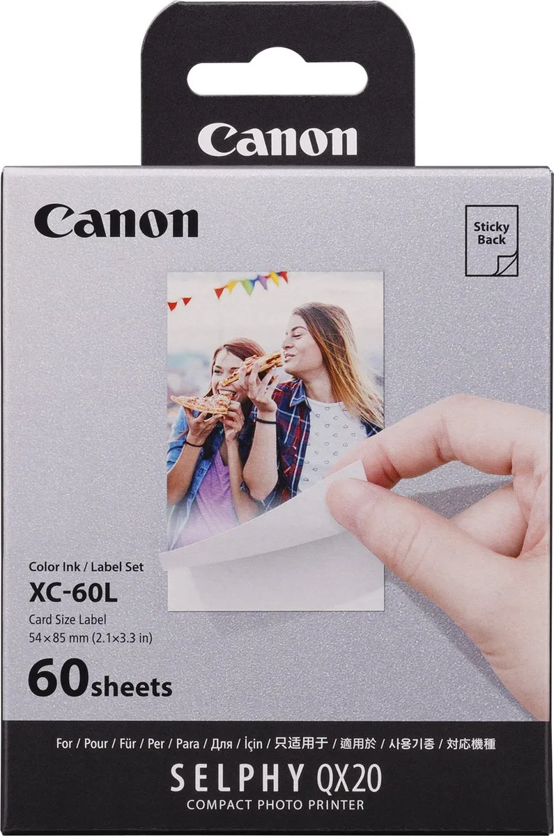 Canon XC-60L Instant Fotopapier - 60 Stuks - Multi