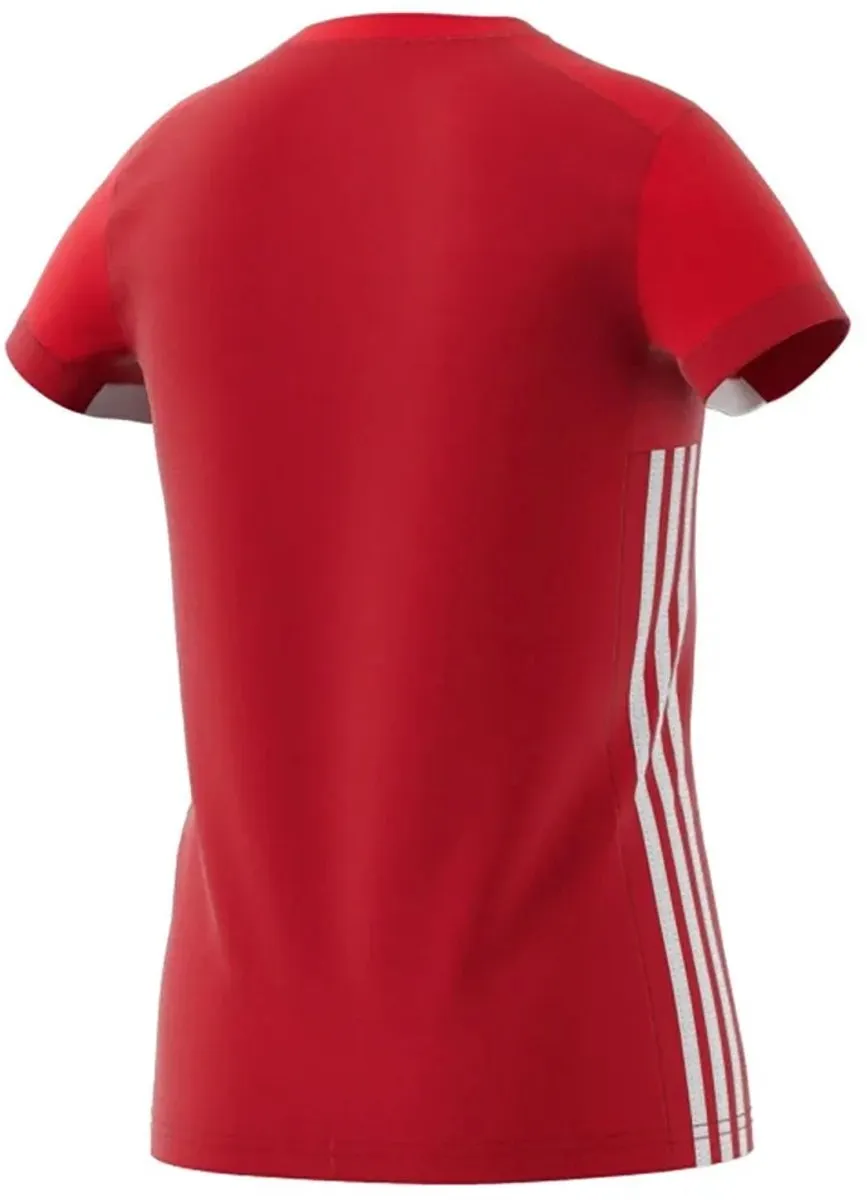 Adidas T16 Short Sleeve Shirt - Rood 140
