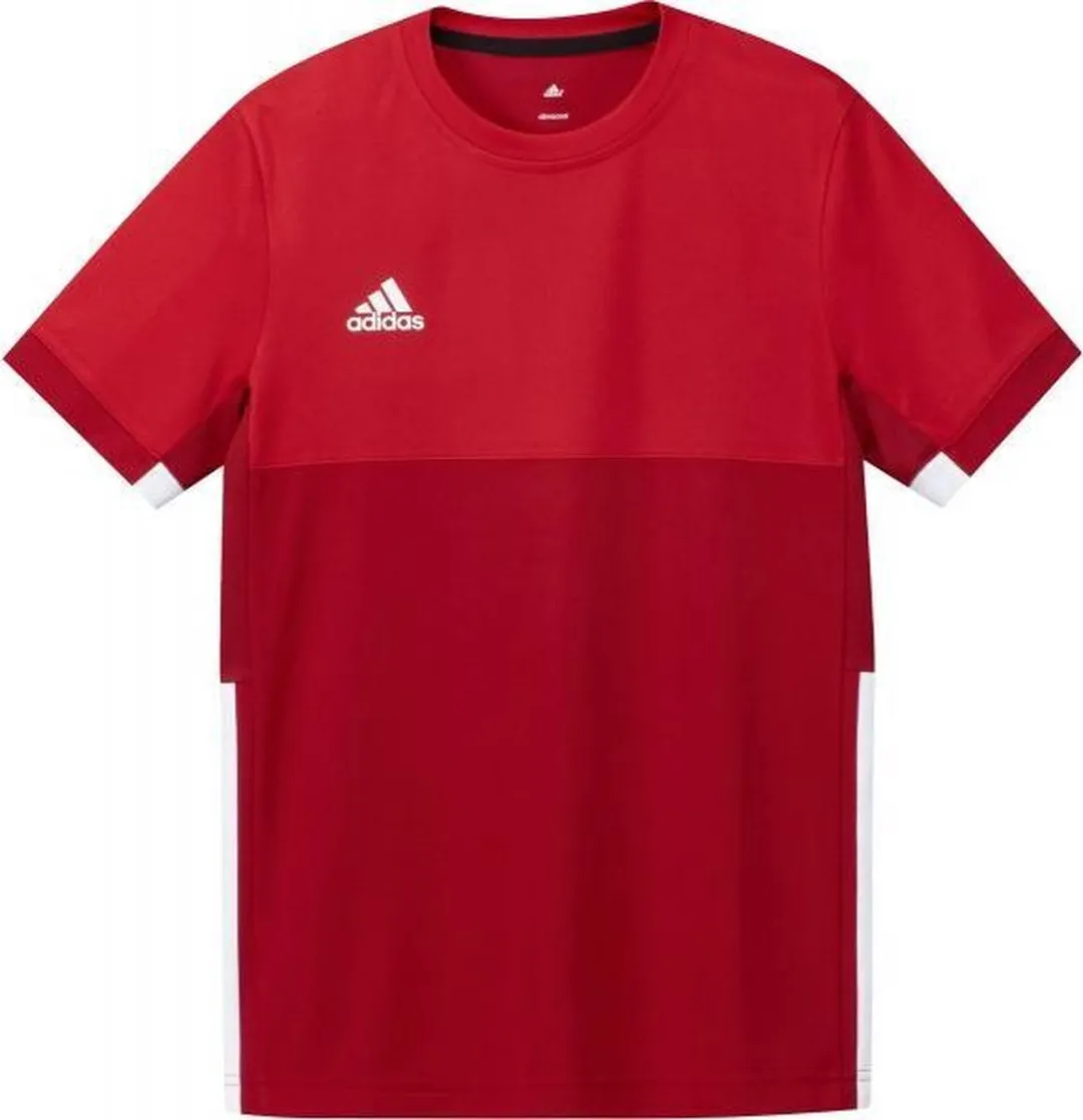 Adidas T16 Short Sleeve Shirt - Rood 140