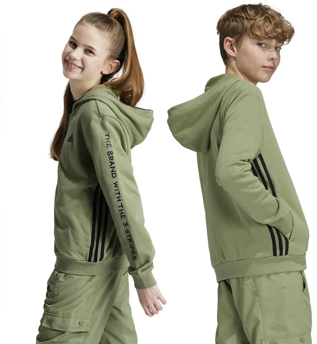 Adidas Sport J Jam FZ HD Sweatshirt - 128 - Groen