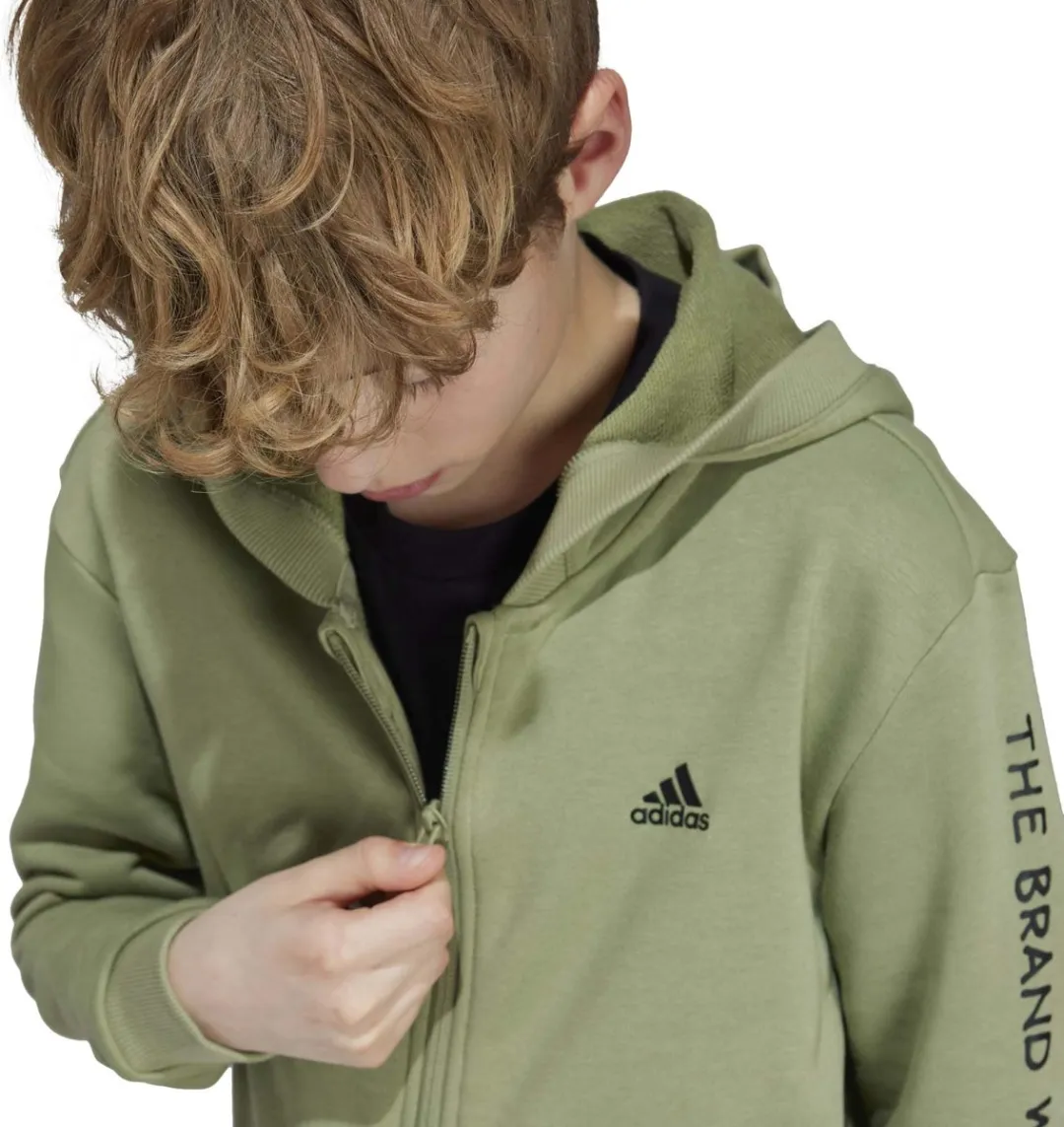 Adidas Sport J Jam FZ HD Sweatshirt - 128 - Groen