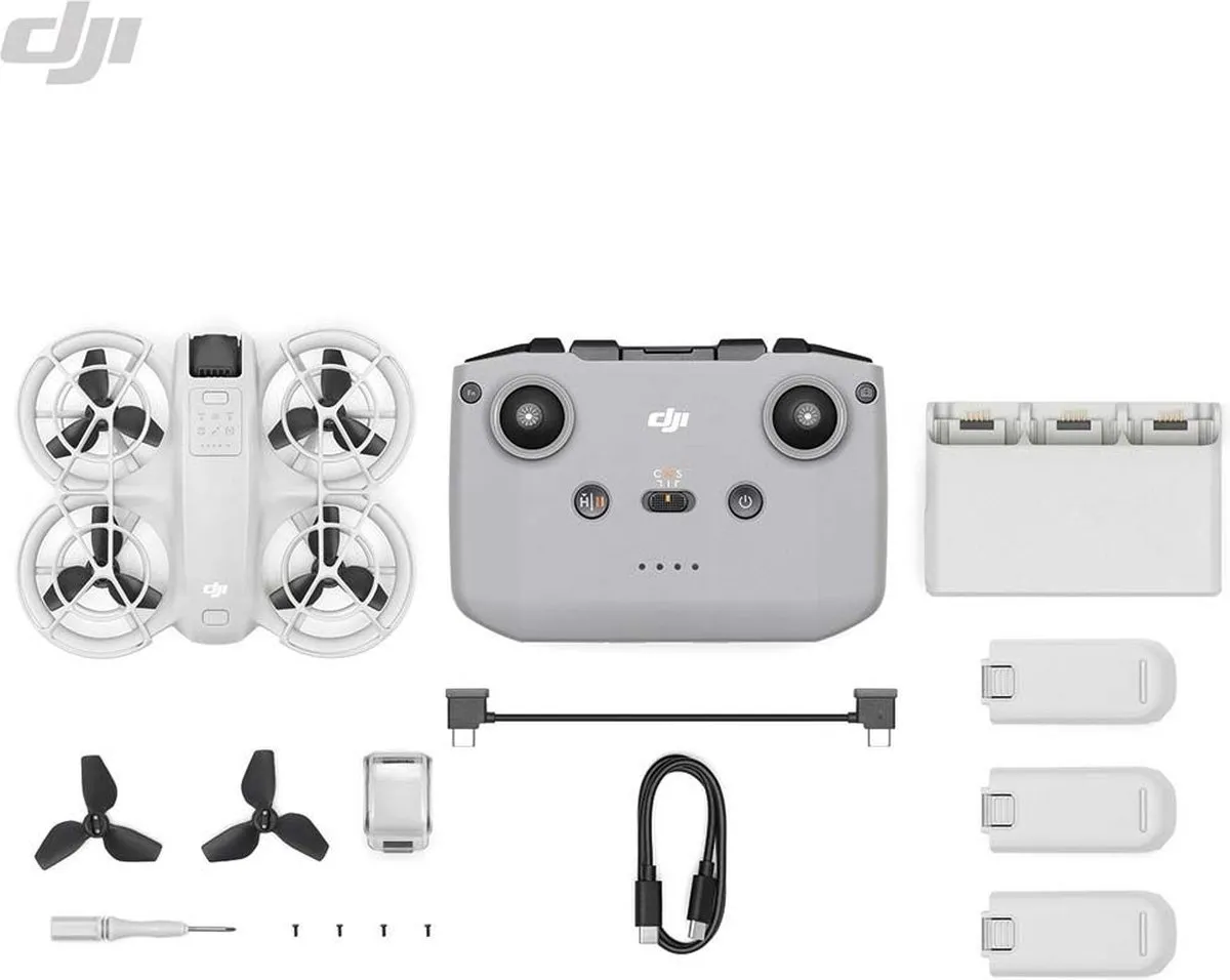 DJI Neo Fly More Combo Drone - 3 Accu's - 256GB - Grijs - afbeelding 6 van 6
