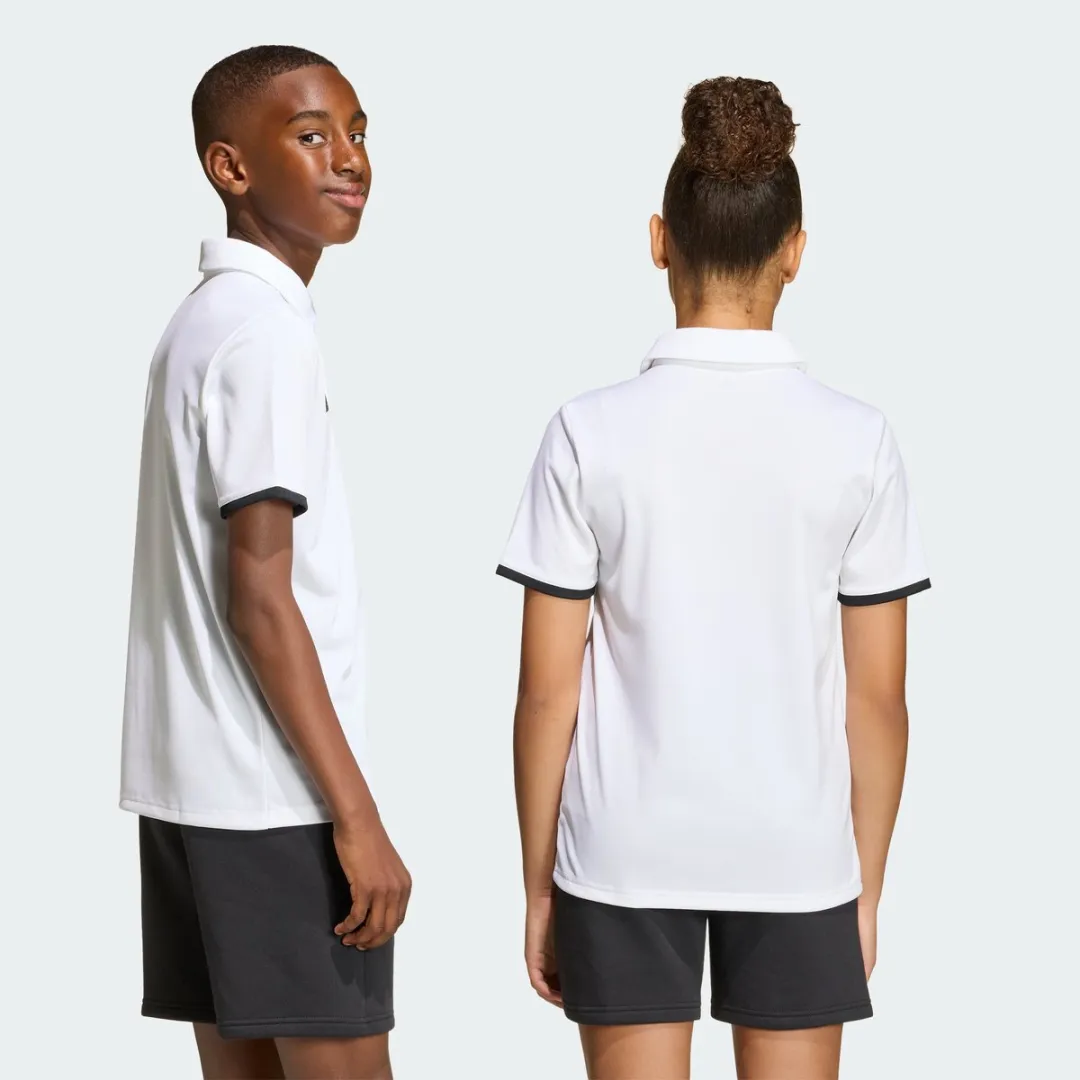 Adidas Performance Entrada26 Poloshirt Kids JZ6624 - 128 - Wit