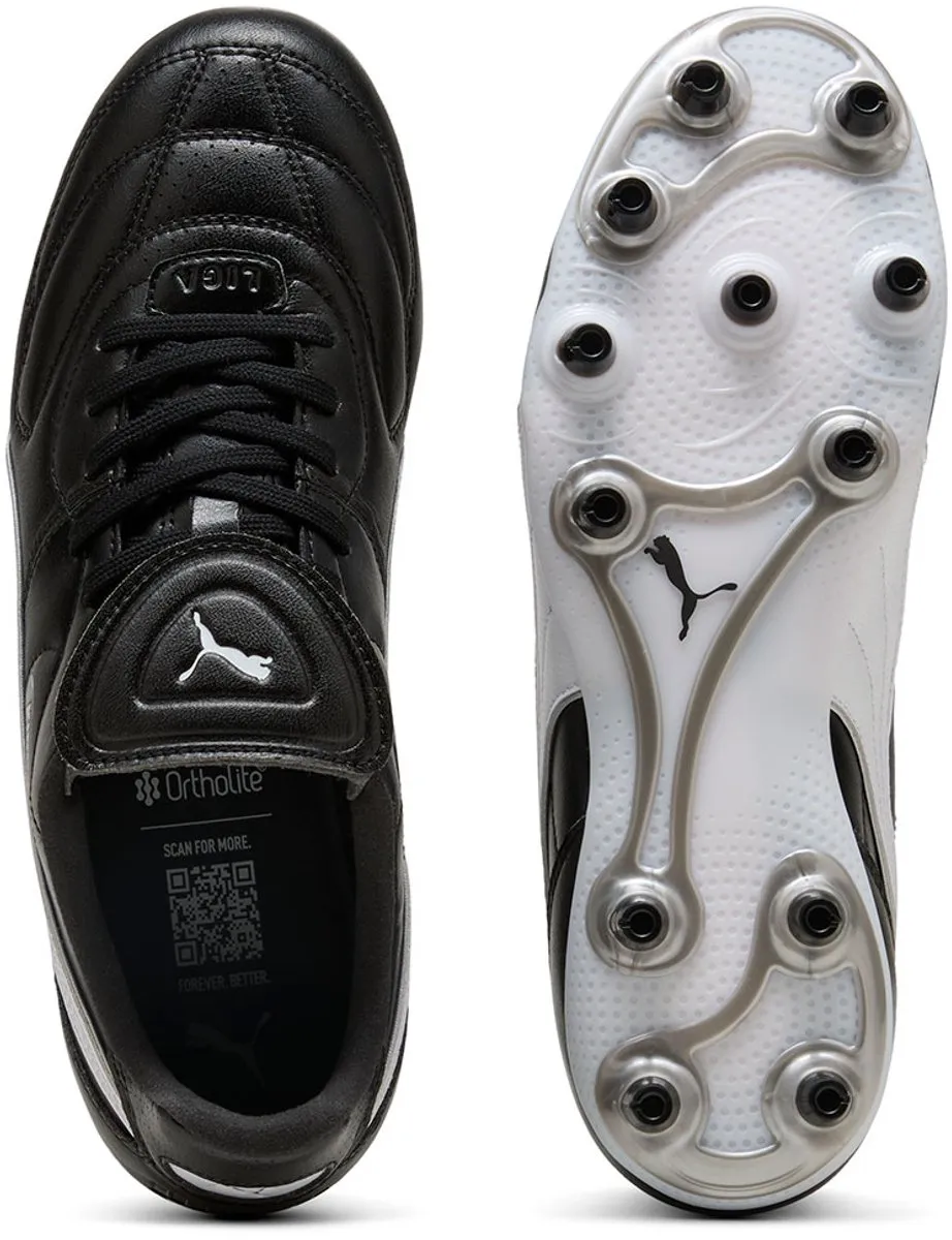PUMA King Liga FG/AG Voetbalschoenen 40 - Zwart