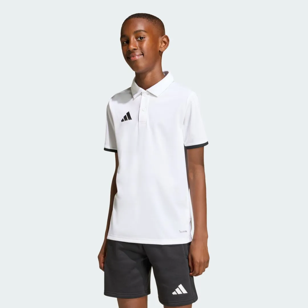 Adidas Performance Entrada26 Poloshirt Kids JZ6624 - 116 - Wit