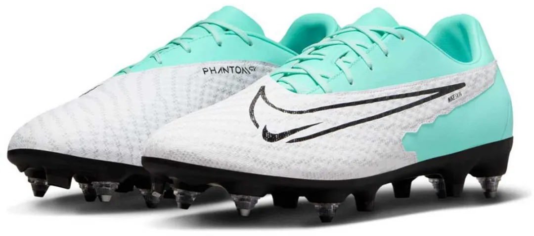 Nike Phantom GX Academy SG-Pro AC Voetbalschoenen 42 - Groen/Wit