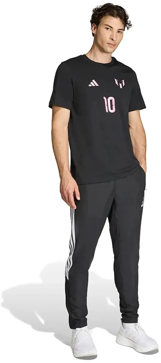 adidas Messi T-shirt Korte Mouwen - M - Zwart