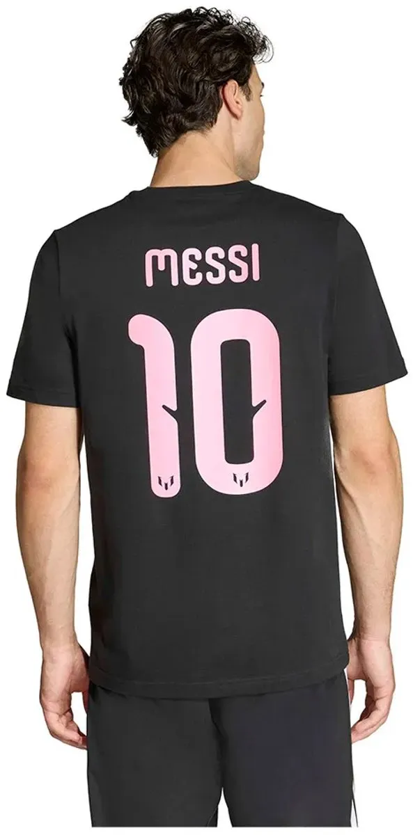 adidas Messi T-shirt Korte Mouwen - M - Zwart