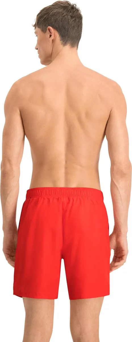 PUMA SWIM Men Mid Shorts - Rood - Maat L